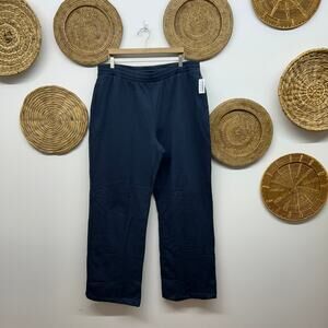 NEW Old Navy Blue So Comfy Wide Leg Sweats Sweat Pants XL TALL Loungewear